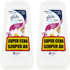 Glade osvěžovač vzduchu Gel Pure Clean Japonská zahrada duo pack 2× 150 g