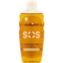Nubian SOS sprchový olej po opalování, 200 ml