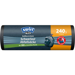 Swirl Profi pytle na těžký odpad 240 l, 100 × 125 cm, 36 µ, 5 ks