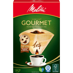 Melitta Gourmet kávové filtry 1 × 4, 80 ks