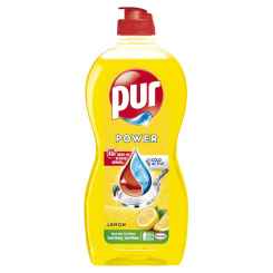Pur Duo Power Lemon prostředek na ruční mytí nádobí, 450 ml