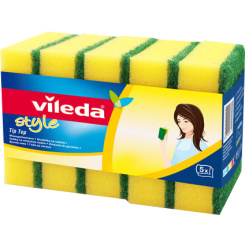 Vileda Tip Top houbička na nádobí, 5 ks