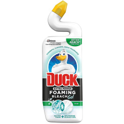 Duck Extra Power Pine pěnivý bělící WC gel, 750 ml