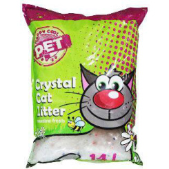 Silica Happy Cool Pet Meadow Fresh silikonové stelivo s vůní, 14 l