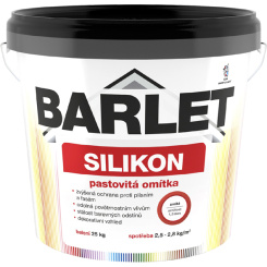 BARLET silikon pastovitá omítka zrnitá, 25 kg