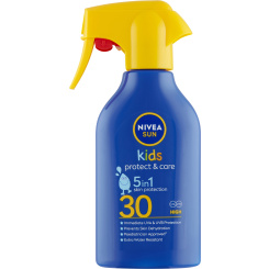 Nivea Sun Protect &amp; Care OF 30 dětský sprej na opalování, 270 ml