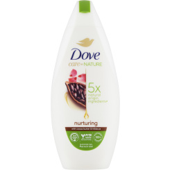 Dove sprchový gel Nurturing Kakao a Ibiškový květ, 225 ml