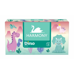 Harmony Dino 2vrstvé papírové kapesníčky v krabici, 150 ks