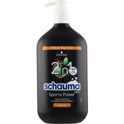 Schauma Men Sports Power 2v1 šampon, 750 ml