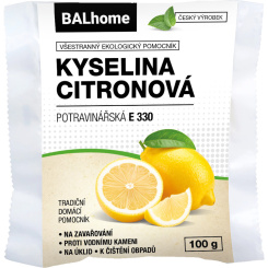 BALhome kyselina citronová potravinářská E 330, 100 g