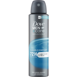 Dove Men+Care Advanced Clean Comfort antiperspirant sprej, 150 ml