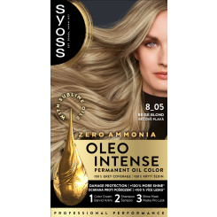 Syoss Oleo Intense olejová barva na vlasy 8-05 Béžově plavý