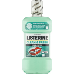 Listerine ústní voda Clean &amp; Fresh Mild Taste, 500 ml