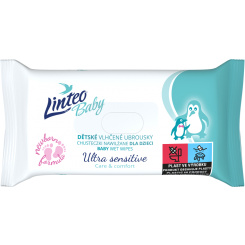 Linteo Baby vlhčené ubrousky Ultra Sensitive, 64 ks