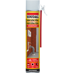 Soudal montážní pěna nízkoexpanzní trubičková, 750 ml