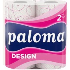Paloma 2vrstvé papírové utěrky Design, 2 ks, 11 m