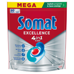 Somat tablety do myčky Excellence 4v1 50 ks