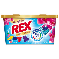 REX prací kapsle Aromatherapy Orchid Color 13 praní, 156g