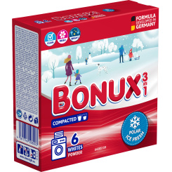 Bonux prací prášek White Polar Ice Fresh, 390 g, 6 dávek