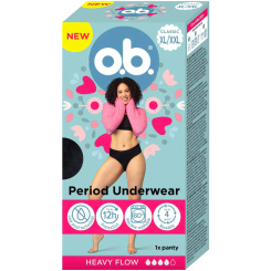 O.B. menstruační kalhotky, velikost XL/XXL, 1 ks