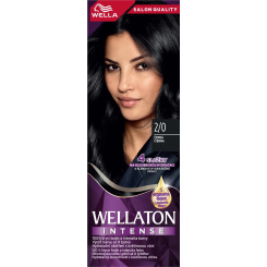 Wella barva na vlasy Wellaton Intense 2/0 černá, 110 ml