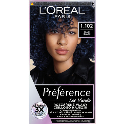 L&#039;oreal Paris Préférence Vivid Colors barva na vlasy, Blue Black 1.102