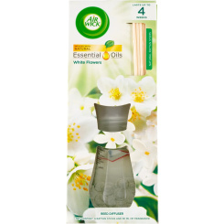 Air Wick Essential Oils White Flowers tyčinkový difuzér, 30 ml