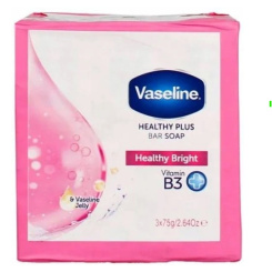 Vaseline mýdlo Healthy Bright, 3x 75 g