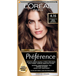 L'oreal Paris Préférence barva na vlasy, intenzivní sytá hnědá 4.15