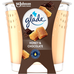 Glade svíčka vonná Honey &amp; Chocolate, 112 g