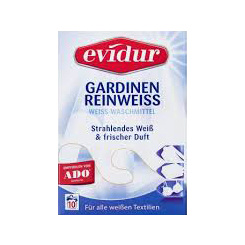 Evidur Gardinen Reinweiss – Prášek na bílé záclony 600 g