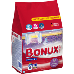Bonux prací prášek Color Caring Lavender 1,17 kg, 18 dávek