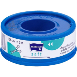 Matopat Soft náplast na cívce, 1,25 cm × 5 m