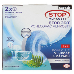 Ceresit Stop Vlhkosti Aero 360° náhradní tablety svěžest vodopádů 2 x 450g