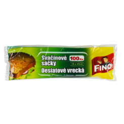 Fino mikroténové sáčky s klipsem 18 x 20 cm, 100 ks, 7µm