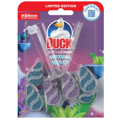 Duck WC závěs Active Clean Duo Violet, 2x 36 g