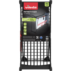 Vileda Infinity Flex sušák na prádlo, černý, 30 m