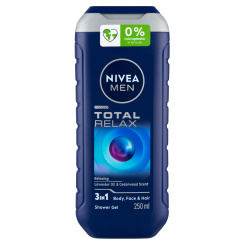 Nivea Men Total Relax 3 v 1 sprchový gel 250ml
