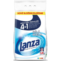 Lanza Fresh &amp; Clean White prací prášek na bílé prádlo 90 dávek 5,85 kg