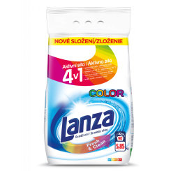 Lanza Fresh &amp; Clean Color prací prášek na barevné prádlo 90 dávek 5,85 kg