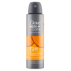 Dove Men+Care Advanced Sandalwood&amp;Vanilla Antiperspirant sprej 150ml
