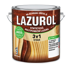 Lazurol 3v1 S1045 tenkovrstvá lazura na dřevo T060 pinie 2,5 l