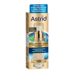 Astrid  Hyaluronic Gold pleťové sérum, 30 ml