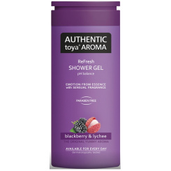 Authentic Toya Aroma Blackberry &amp; Lychee sprchový gel, 400 ml