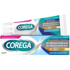 Corega bez příchuti extra silný fixační krém na zubní náhrady 40 g