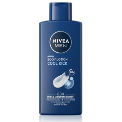 Nivea Men Cool Kick tělové mléko s pumpičkou pro muže 400 ml