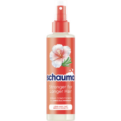 Schauma Stronger for Longer Hair balzám pro dlouhé vlasy s ibiškem a rozmarýnem ve spreji, 200 ml