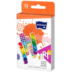 Matopat Art barevné náplasti 19 x 76 mm 12 kusů