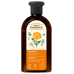Green Pharmacy šampon na mastné vlasy s měsíčkem a rozmarýnem 350 ml