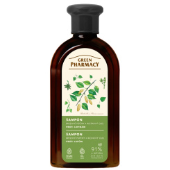 Green Pharmacy šampon proti lupům s břízou a ricinovým olejem 350 ml